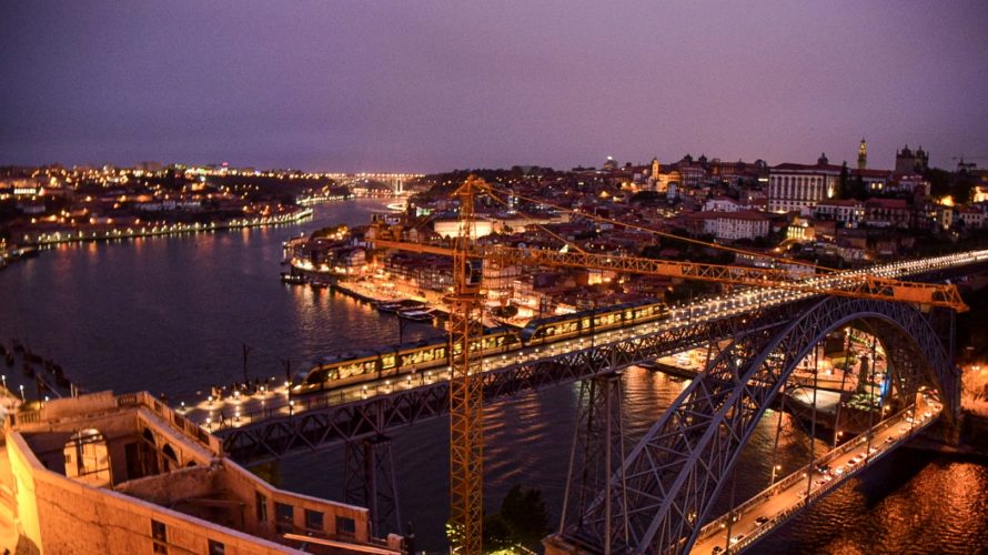 【DAY288・ポルトガル】ドン・ルイス1世橋のサンセットからの夜景が絶景🌉