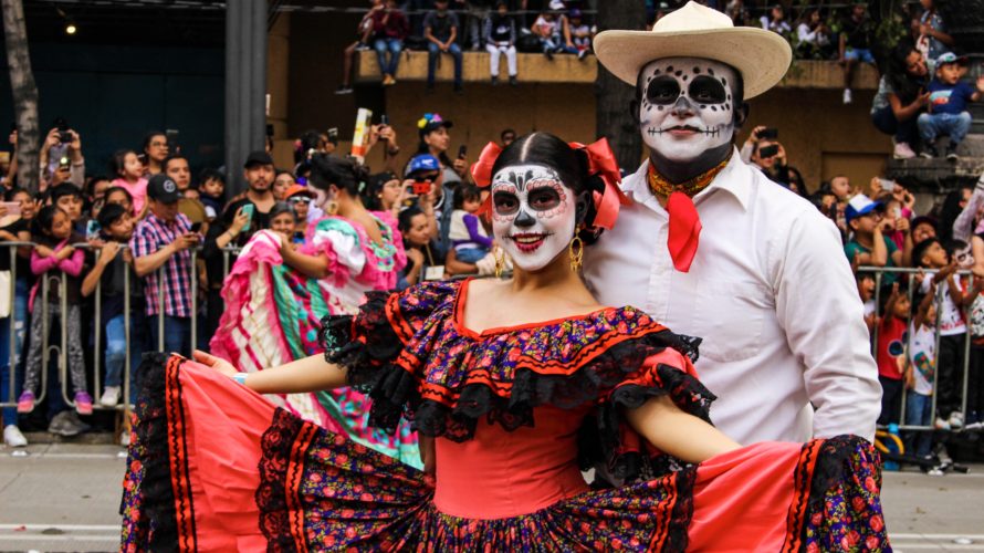 【DAY312・メキシコ】メキシコシティで死者の日パレードを見学💀