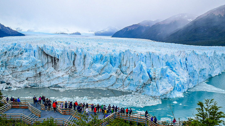 【DAY381・アルゼンチン】ペリトモレノ氷河を見学❄️大崩落の迫力が圧巻すぎる！！
